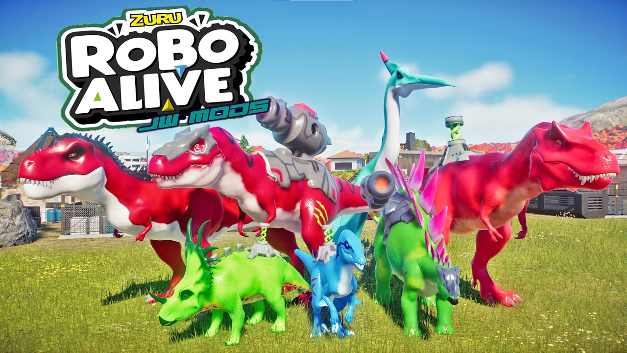 Dino Mech Mod Skin: Robo and Mecha Alive - Brutal Mech Battle in Jurassic World Park