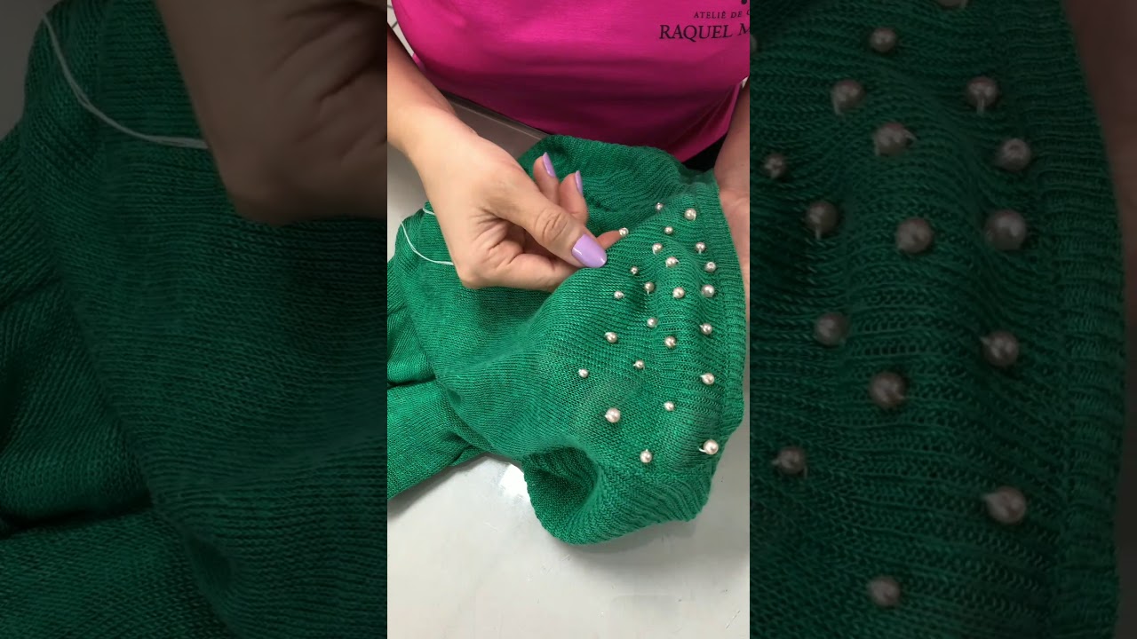DIY - Como colocar pérola na sua blusa!