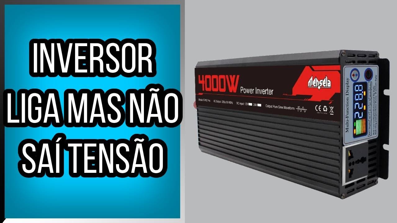 Consertando inversor Mensela 4000W