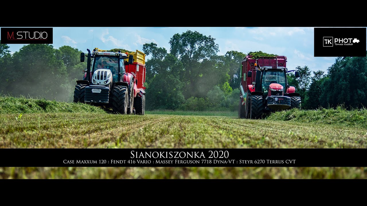 Sianokiszonka 2020 | #steyr #masseyferguson #krone #pottinger #case #claas