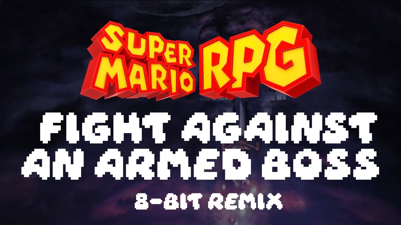 Fight against an armed and pixelated boss [8-bit remix]