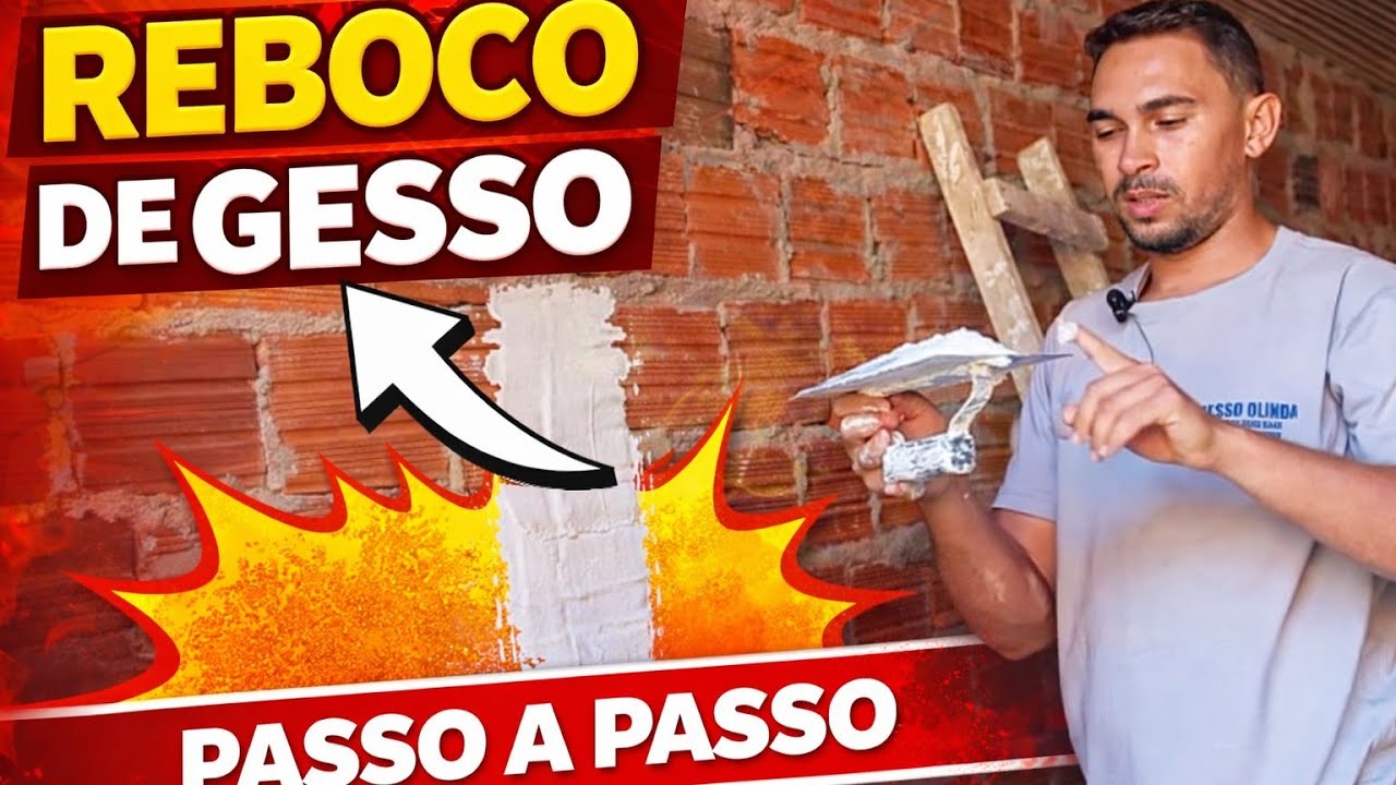 REBOCO DE GESSO DE FORMA SIMPLES E FÁCIL Aprenda a fazer nesse vídeo.