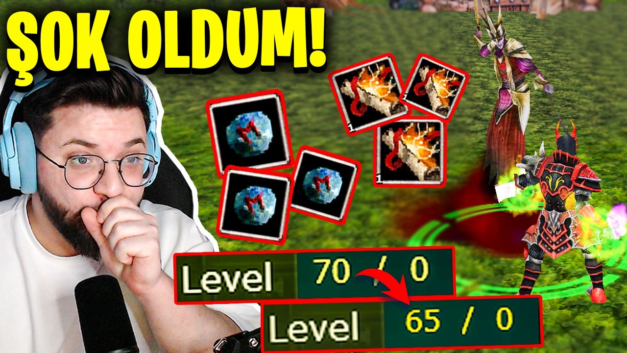 LEVEL D&Uuml;ŞT&Uuml;M! DROP ORANI D&Uuml;ŞT&Uuml; M&Uuml;?! 😳 FARM TESTİ! 💰 | Knight Online