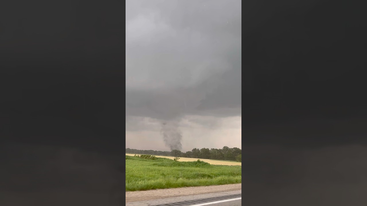 CHECK OUT THE RELATED VIDEO FOR THIS INSANE TORNADO INTERCEPT!!! #shorts #tornado #storm #iowa
