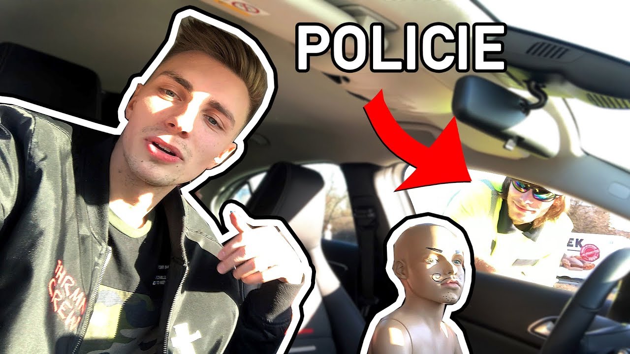 FIGURÍNA ZA VOLANTEM - PRANK NA POLICII 👮🏼‍♂️