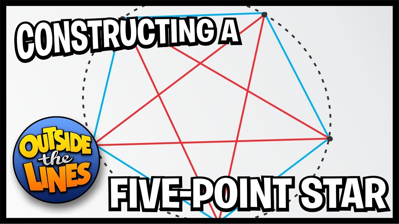Five-Point Star Construction with a Compass