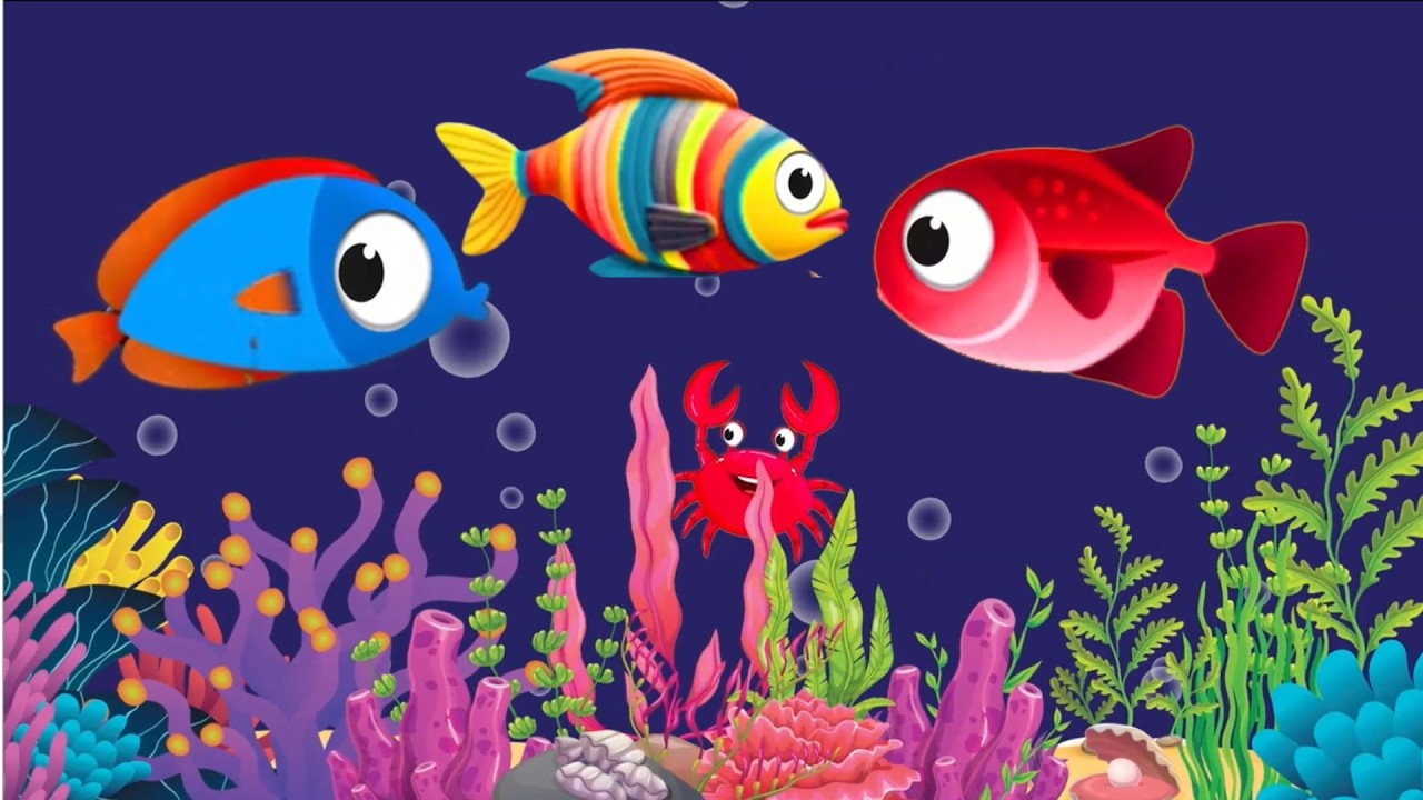 Calming Undersea Animation Baby Lullaby, Soothing fishes🐟Baby Sleep Music #fishlullaby #lullaby #265