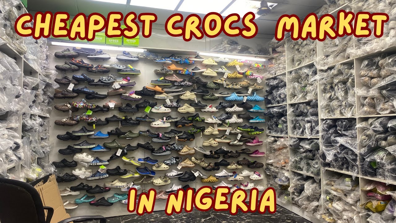 MARKET VLOG: Cheapest Crocs Market In Nigeria | Perfect for Resellers