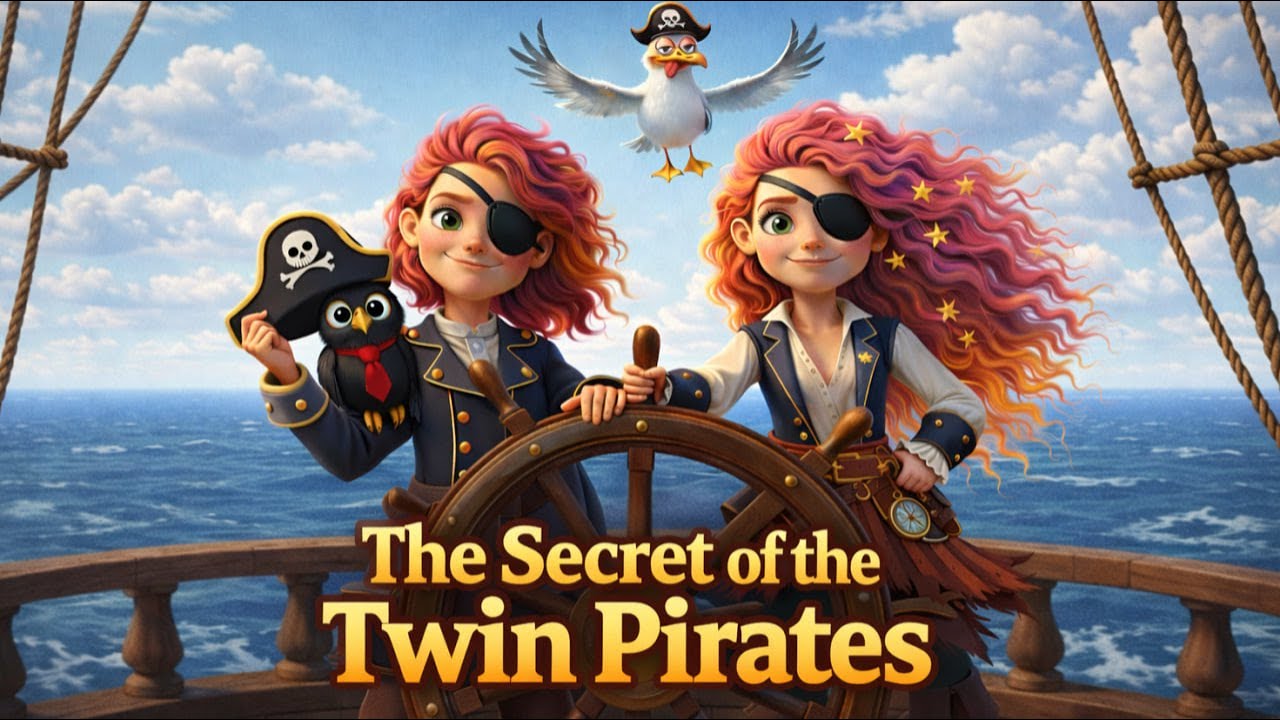 The Secret of the Twin Pirates | AI Short 3D Animated Story