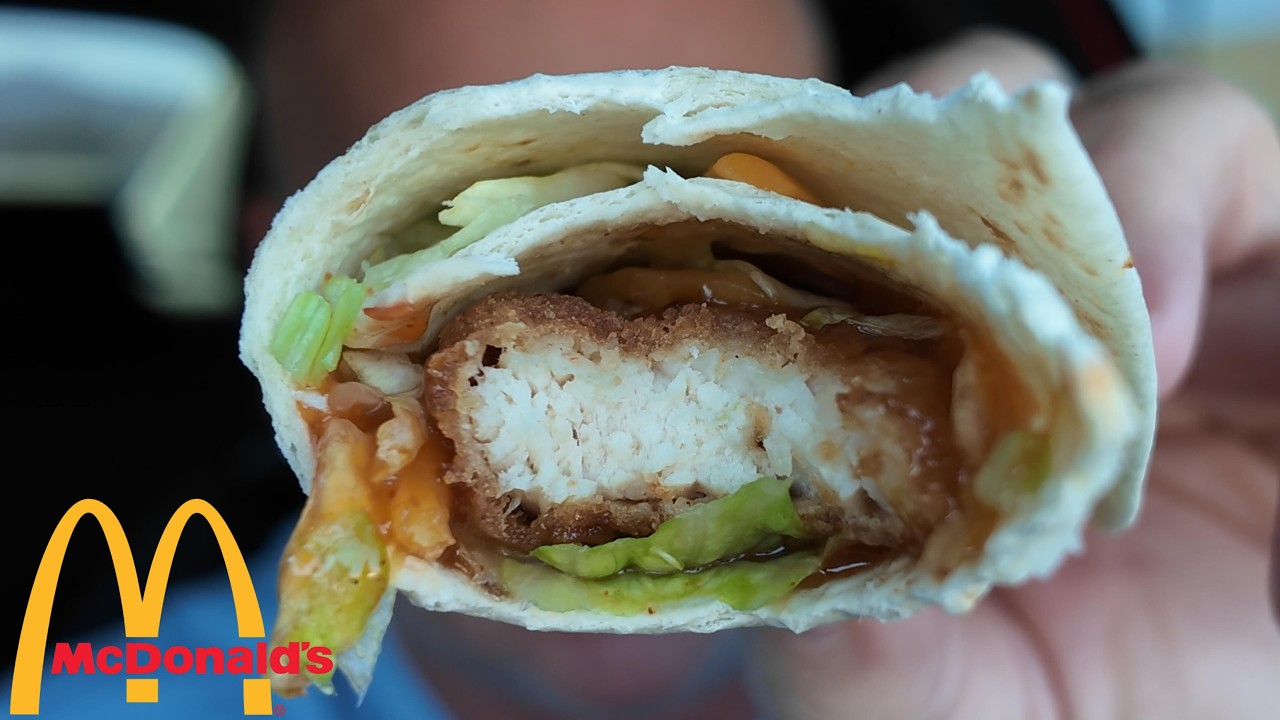 McDonald's Hot Honey Snack Wrap Review