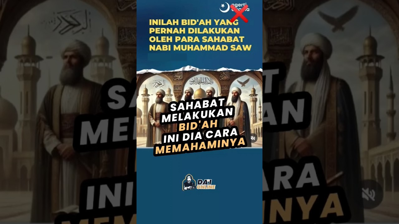 sahabat Nabi melakukan bid'ah? kok bisa ? #bidah #bidahhasanah