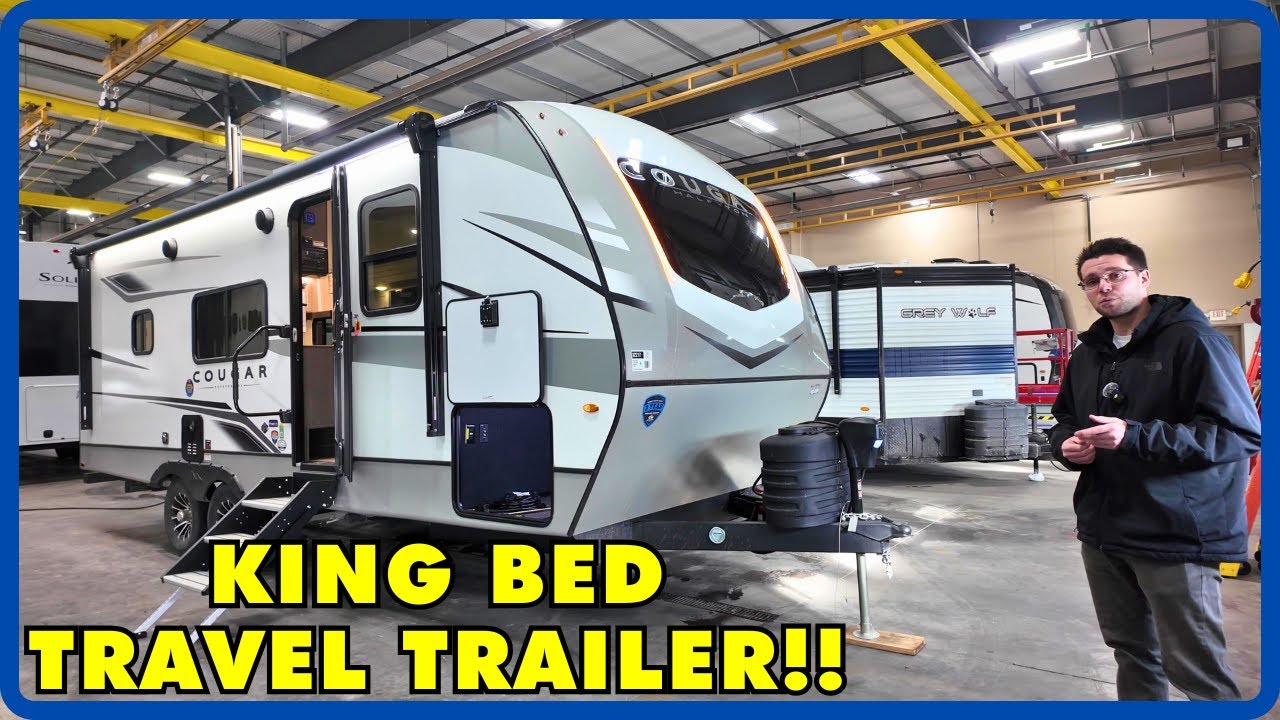 KING Bed Couples Travel Trailer! 2025 Keystone Cougar Half-Ton 22MLS