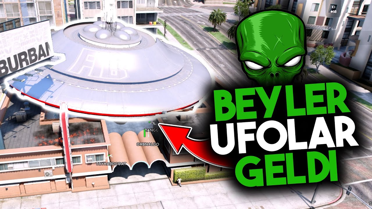 UFO BASIP SUNUCUYU KAPATTIRDIM ! (Fivem Troll)