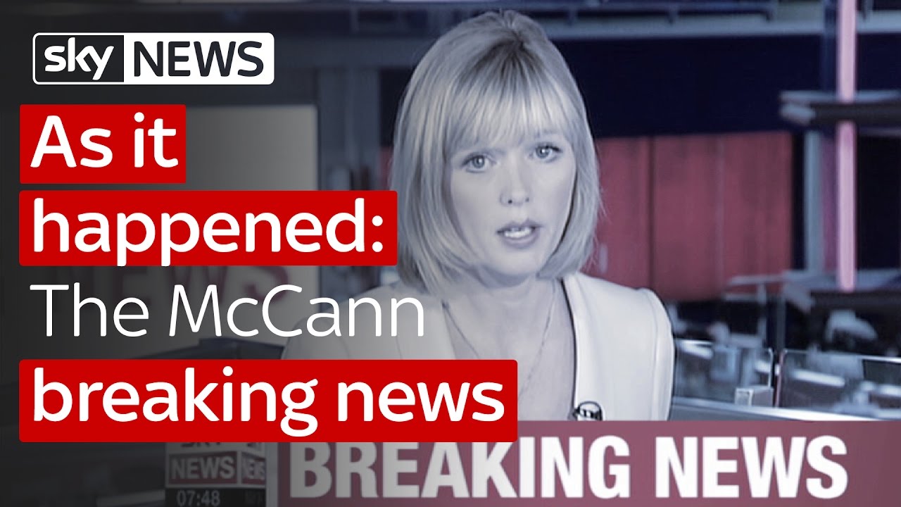Madeleine McCann: The original breaking news