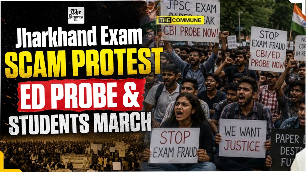 Jharkhand JPSC-JSSC Protest: Students March To Assembly | ED Probe, CBI Demand & Exam Row