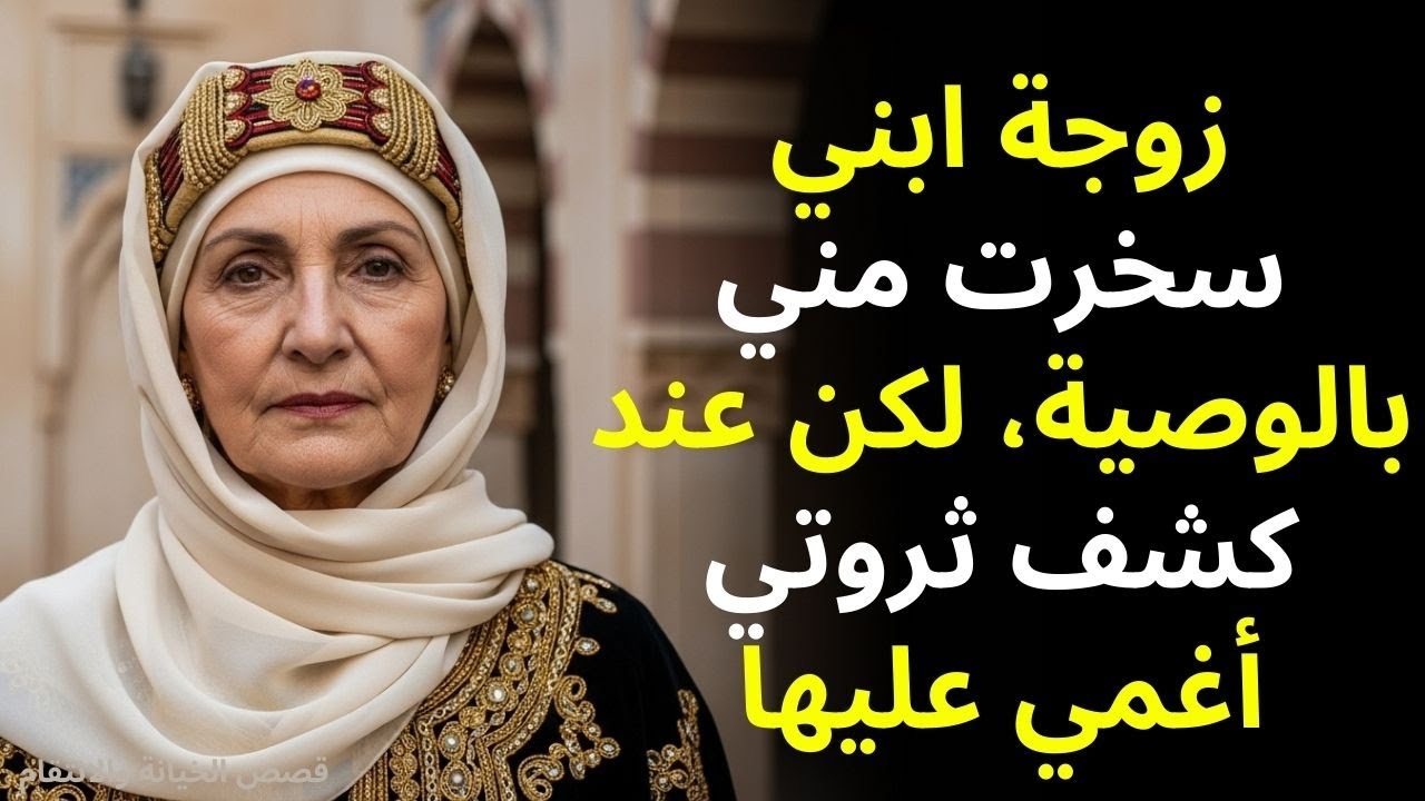 طردتني زوجة ابني يوم جنازته، لكن وصيته قلبت الطاولة عليها