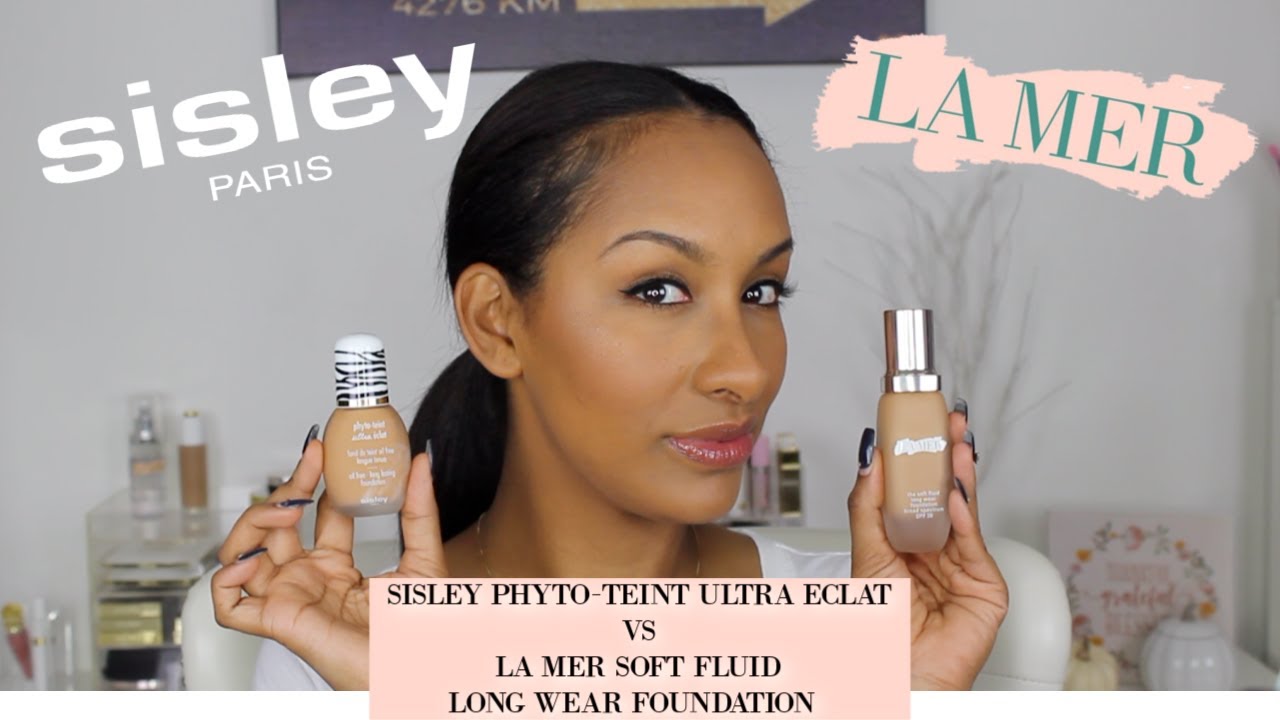 SISLEY Phyto-Teint Ultra Eclat VS LA MER Soft Fluid Long Wear Foundation | WEAR TEST + REVIEW