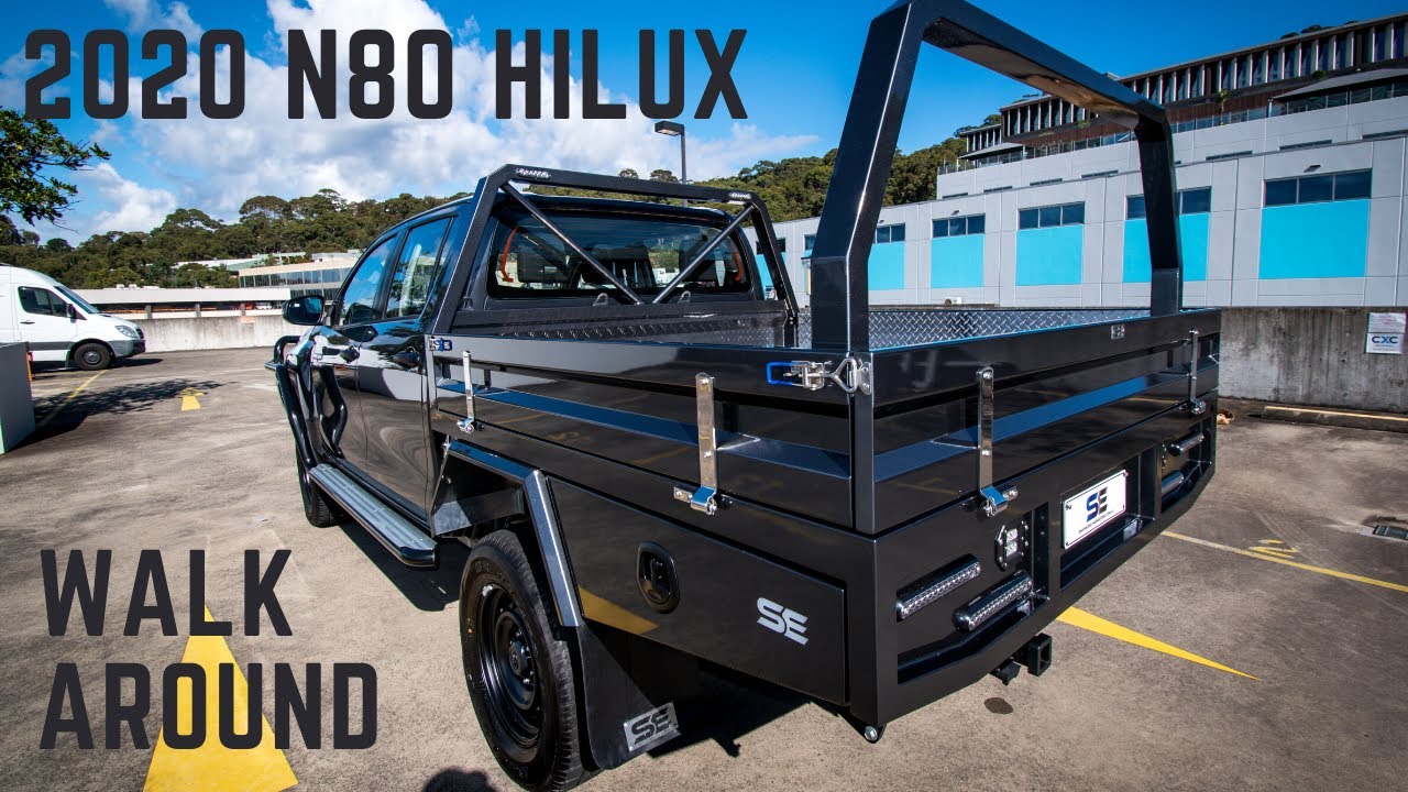 2020 N80 Toyota Hilux Custom Steel Tray by Shannons Engineering