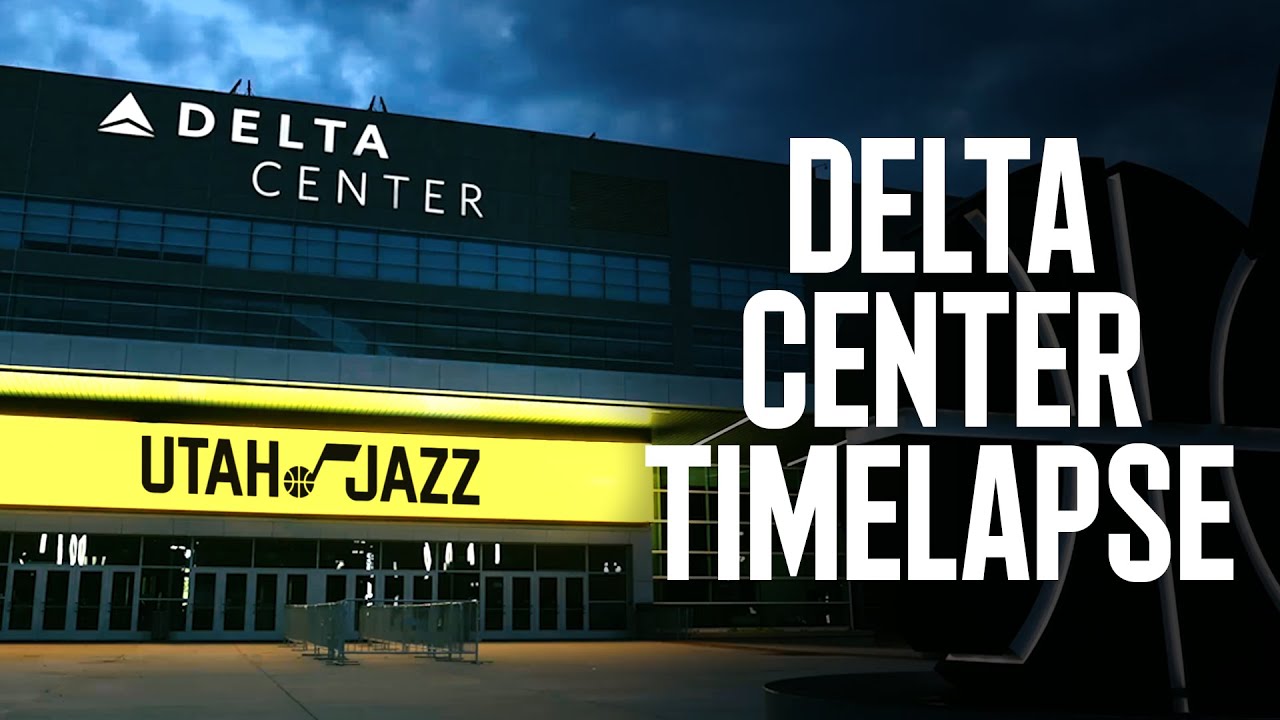 Arena signage ⏱TIMELAPSE⏱ - The Delta Center | UTAH JAZZ