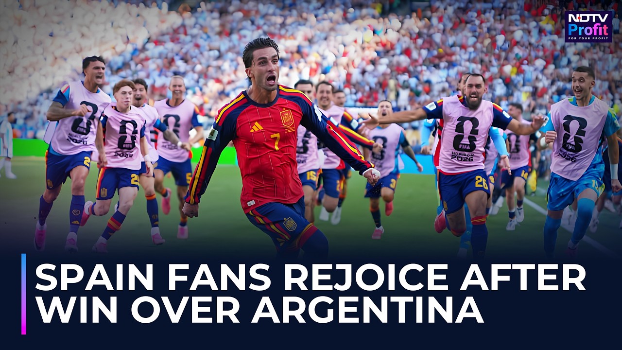 Watch: Spain Fans React To Winning Goal Against Argentina In FIFA World Cup 2026 Final