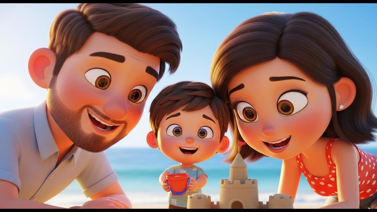Family Vacation Story: A Beautiful Cartoon Adventure for Kids