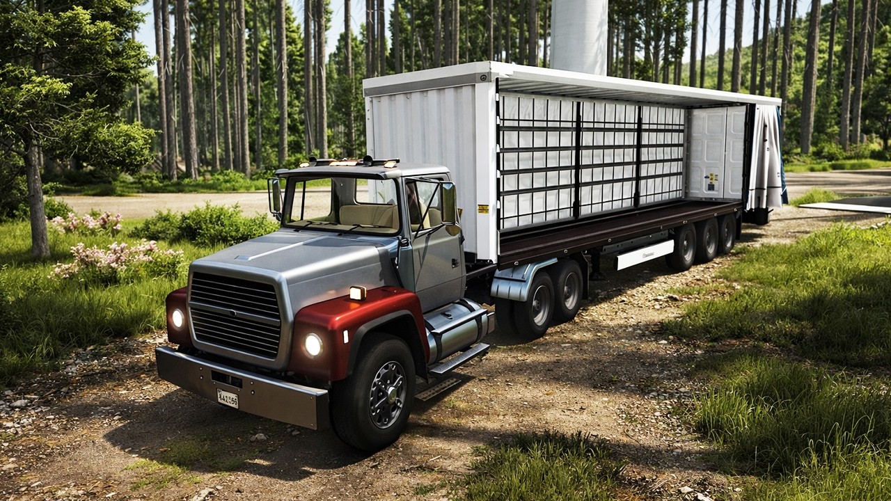 1991 Ford L9000 Truck - FS25 Mods | Classic Heavy Duty Truck with New Wheels
