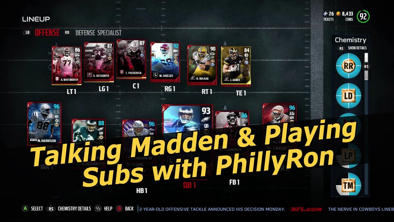 Talking Madden and Playing Subs with PhillyRon