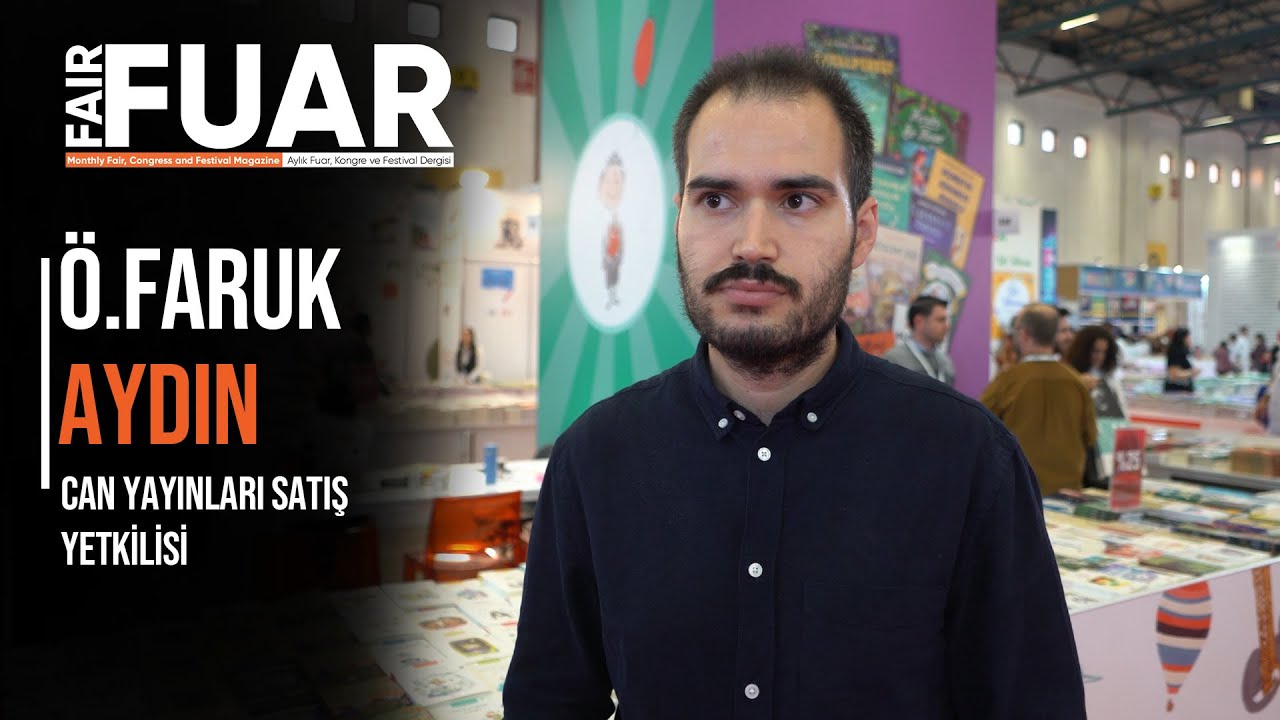 Can Yayınları Satış Temsilcisi Ö. Faruk Aydın #tüyapkitapfuarı