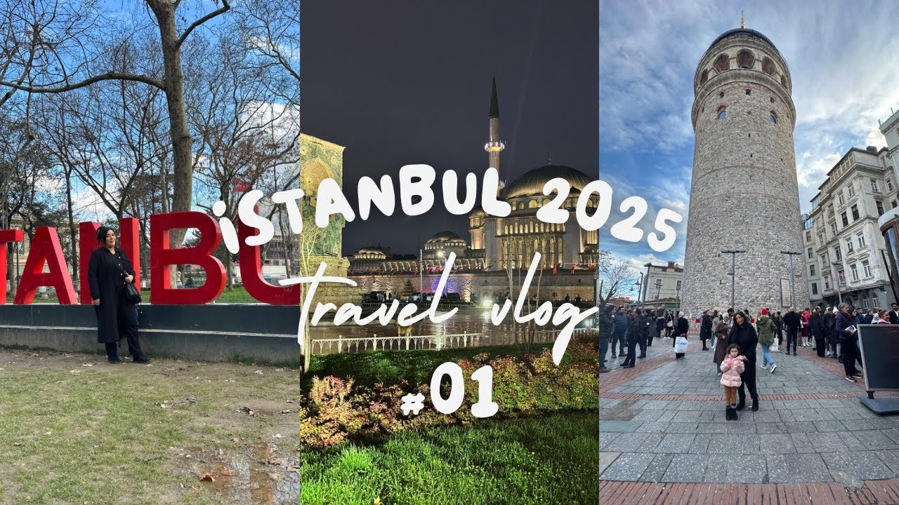 Istanbul: vacances en famille ..family Vlog ! Janvier 2025! Partie1:Taksim /galata tower