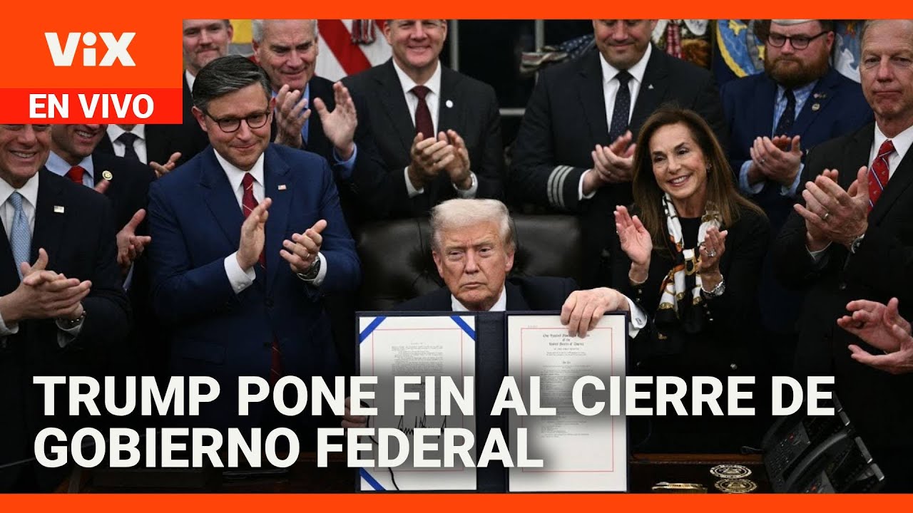Donald Trump firma ley para reabrir el gobierno federal | La Voz de la Mañana