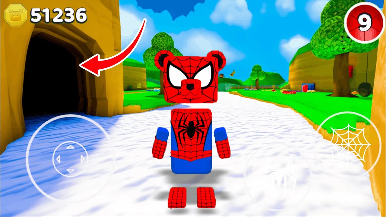 Secret Spiderman Bear in Turtletown - Super Bear Adventure