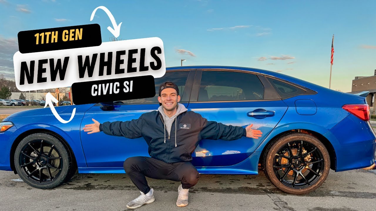 The Perfect Wheel Specs for 11th Gen Civic Si! | Summer Wheel Install 2022 Honda Civic Si
