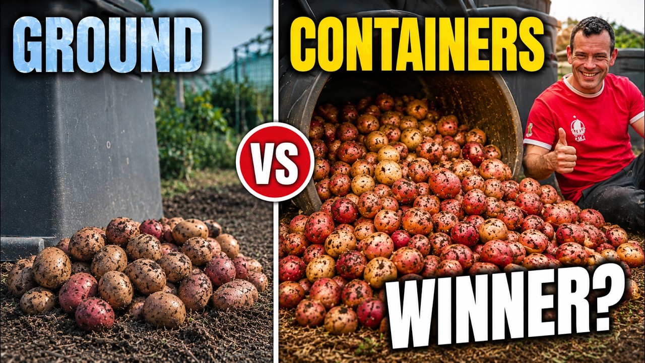 The Results Of The Potatoes Grown In the Ground Or Container Experiment