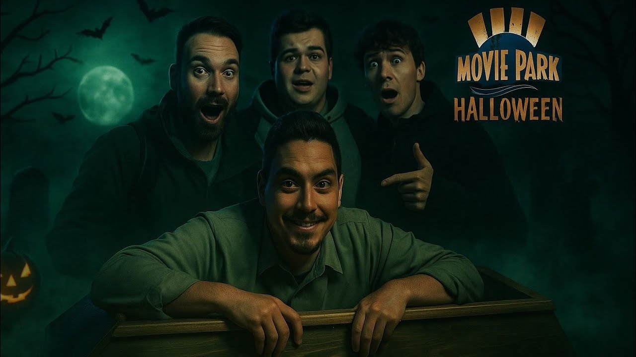 MOVIE PARK HALLOWEEN VLOG - GINO IS TERUG! | NIEUW SPOOKHUIS BLOOD MOON | AANGEVALLEN IN FINAL STOP!