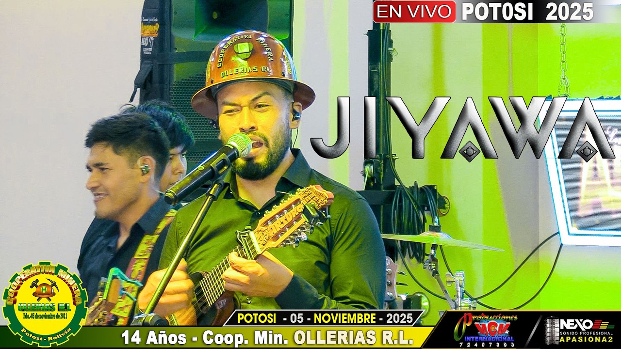 Grupo JIYAWA EN VIVO POTOSI 2025 - ANIVERSARIO DE LA COOP. NIM. OLLERIAS - MCM Producciones