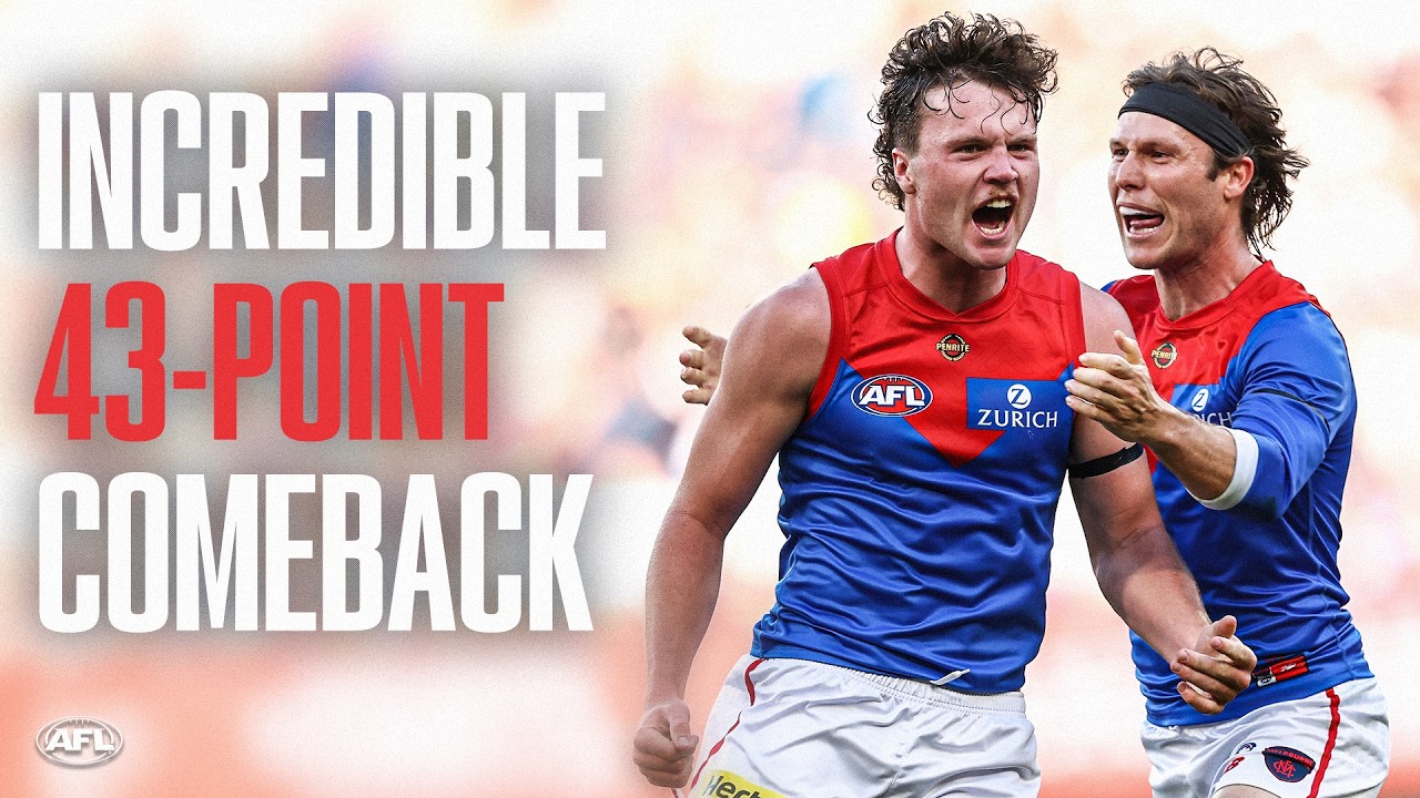 EVERY GOAL of Melbourne's comeback against Carlton