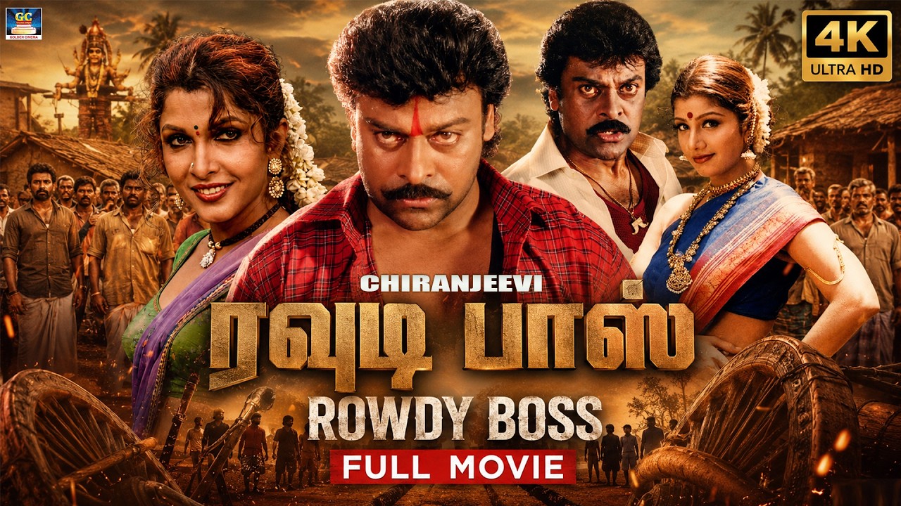 ரவுடி பாஸ் (Rowdy Boss) Full Movie 4K | Chiranjeevi, Ramya Krishnan, Rambha | Action Drama Movie