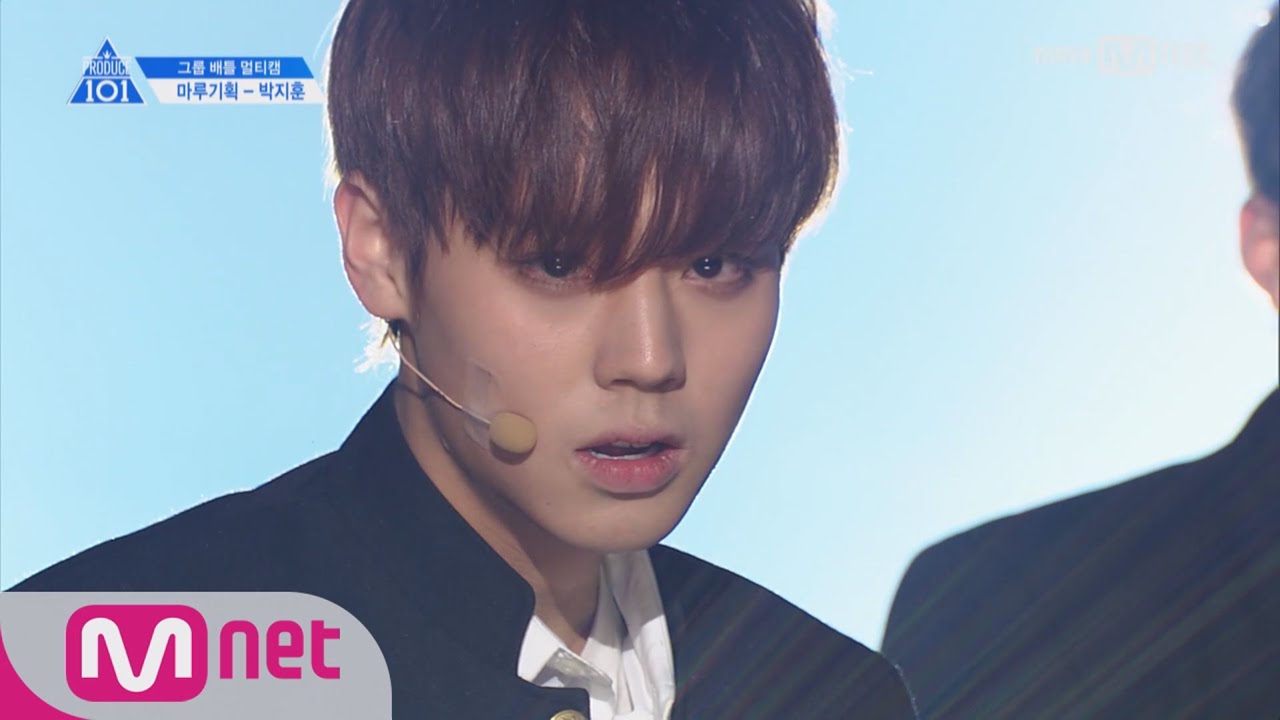 PRODUCE 101 season2 [단독/직캠] 일대일아이컨택ㅣ박지훈 - BTS ♬상남자_1조 @그룹배틀 170421 EP.3
