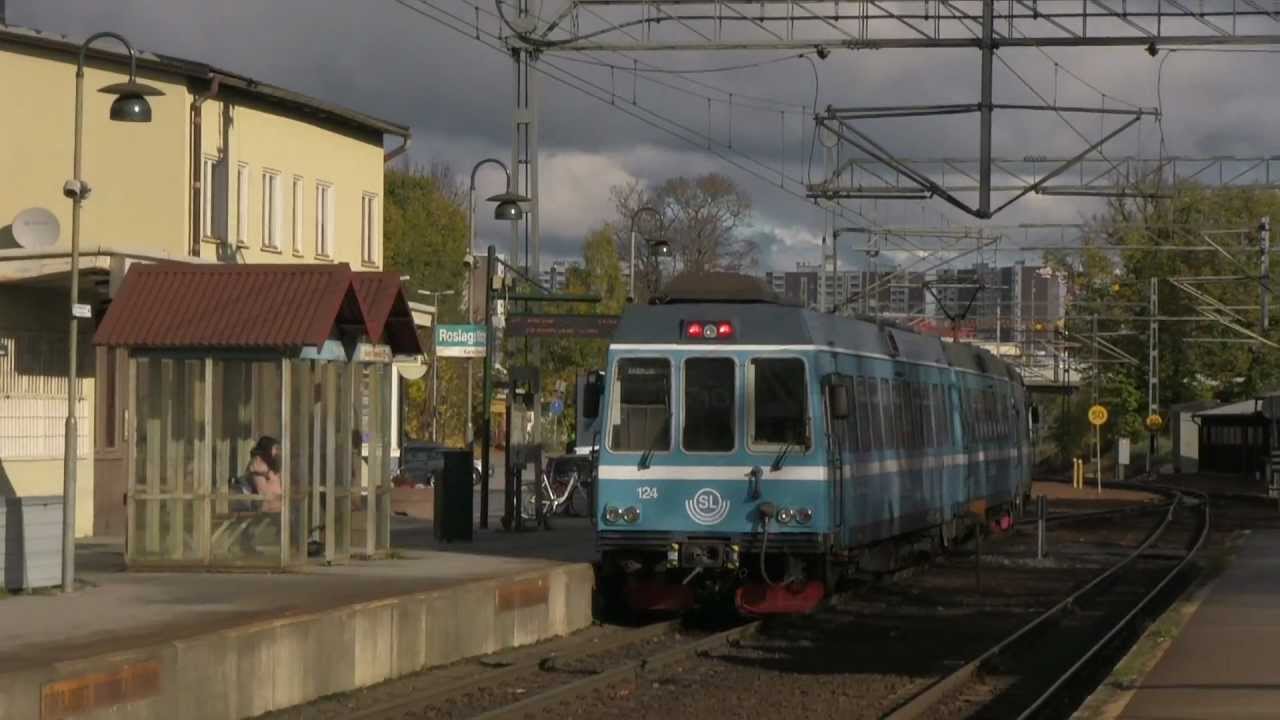 Roslags N&auml;sby J&auml;rnv&auml;gsstation Roslagsbanan RB SRJ