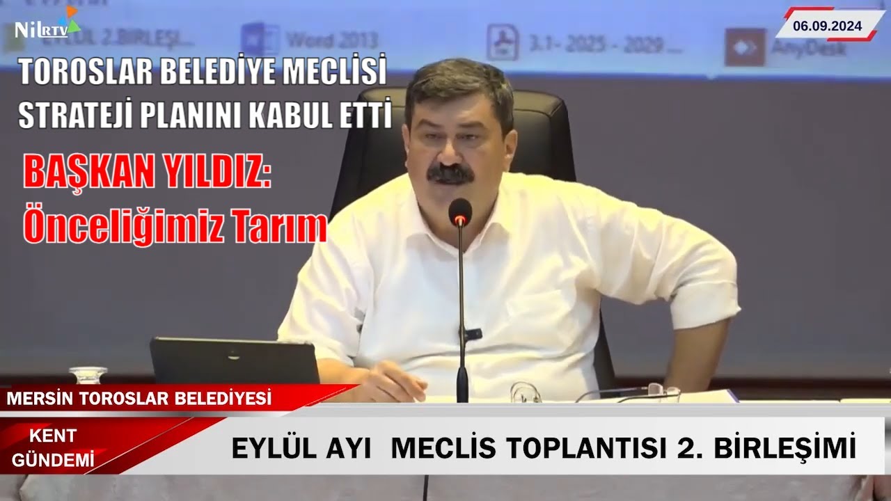 Mersin Toroslar Belediyesi Eylül Ayı Meclis Toplantısı 2. Birleşimi #nilrtv