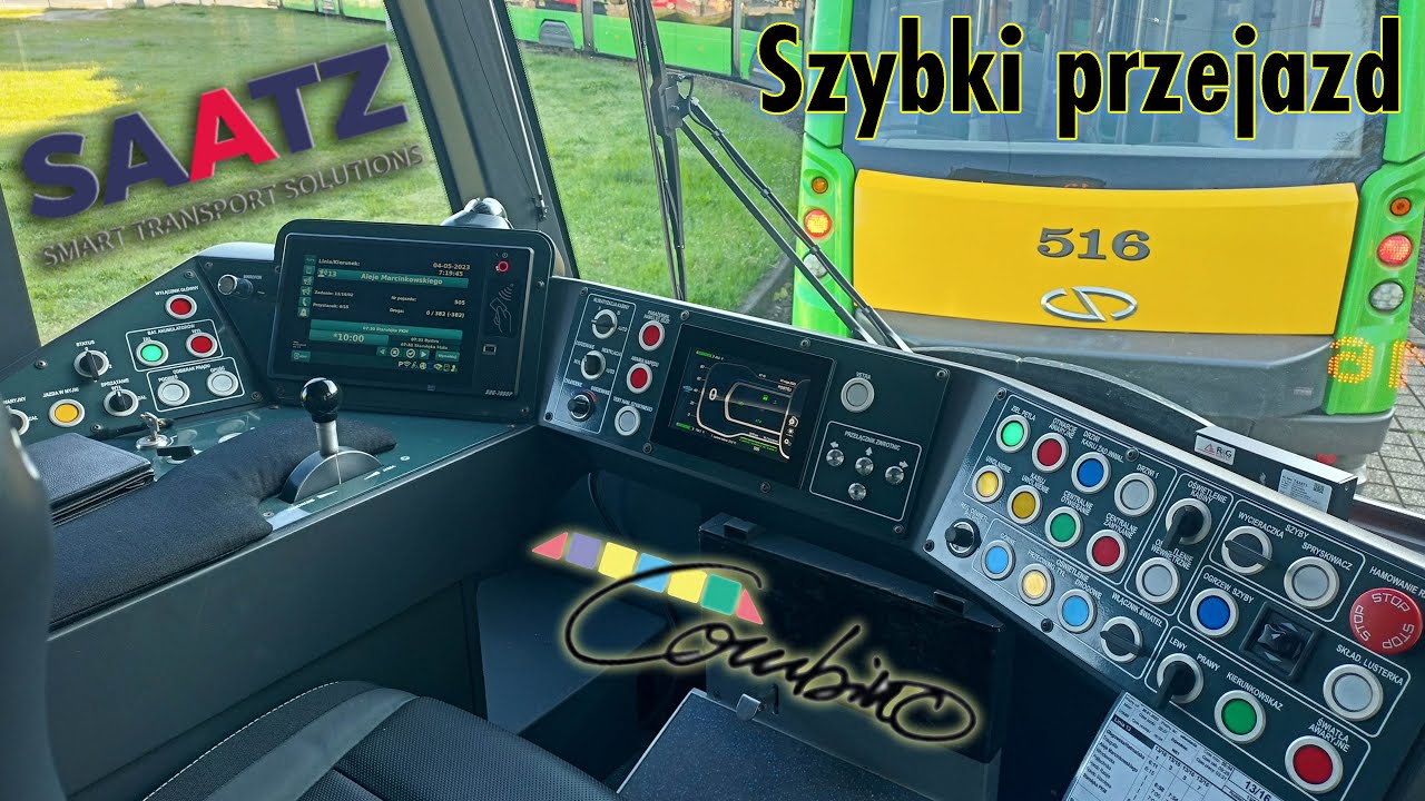 Szybki przejazd w Combino M po remoncie w SAATZ