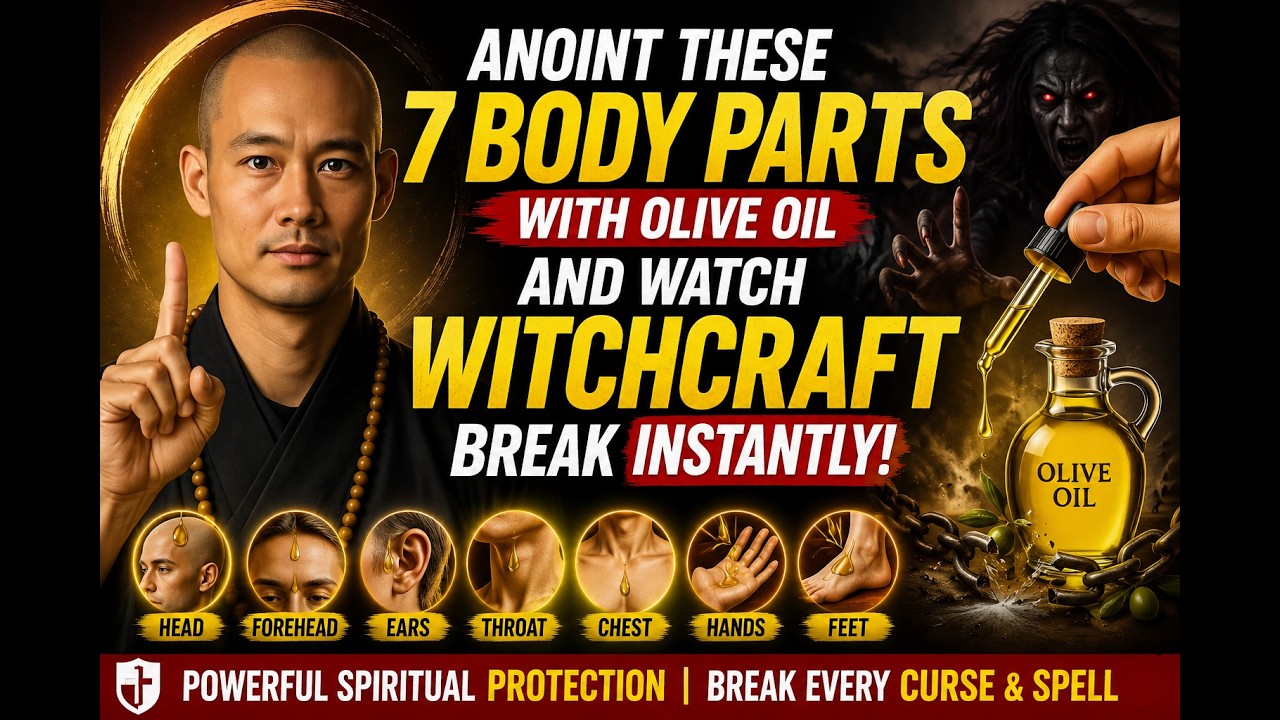 Anoint These 7 Body Parts with Olive Oil and Watch Witchcraft Break Instantly