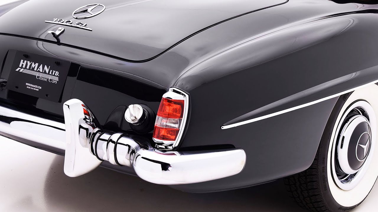 w121 Mercedes-Benz 190 SL Roadster an elegant and sporty two-seated GT car,1958