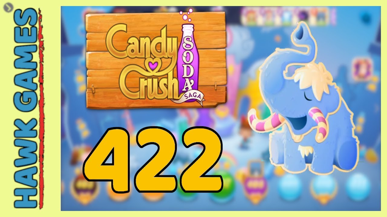 Candy Crush Soda Saga Level 422 (Frosting mode) - 3 Stars Walkthrough, No Boosters