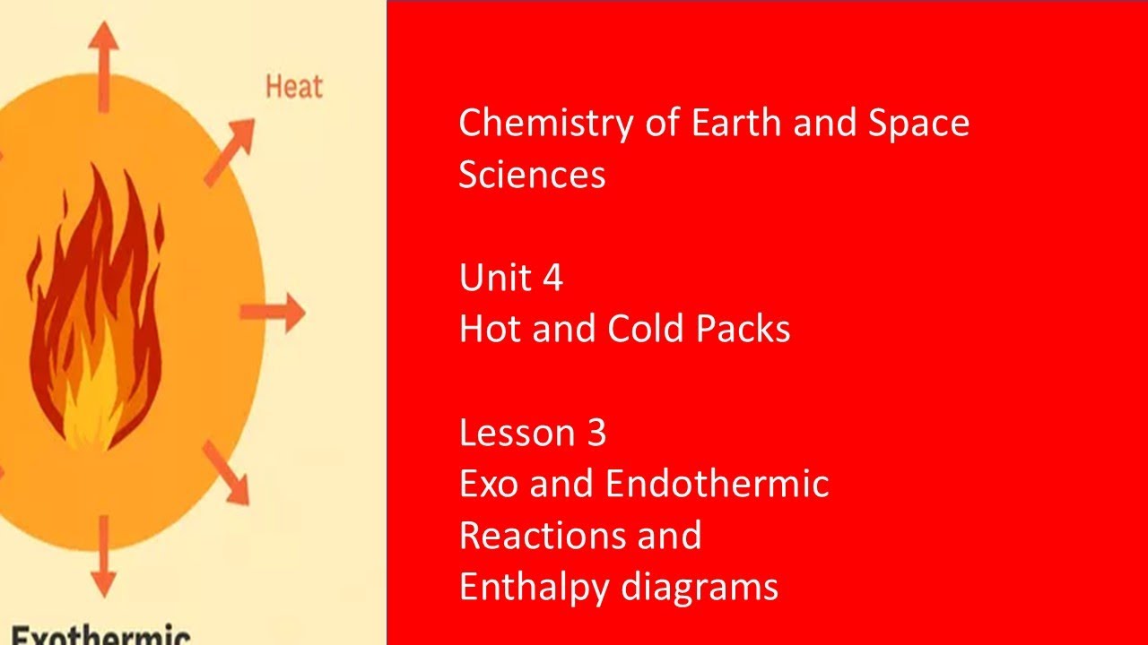 Hot and Cold Packs   Lesson 3   Exo and Endothermic Reactions