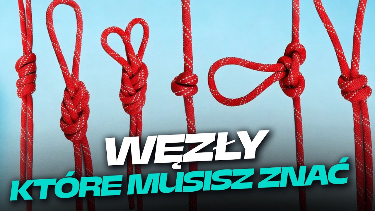 Węzły wspinaczkowe, ósemka, podwójny zderzakowy, motyl, stoper, zając | DOMINIKMALUJE #