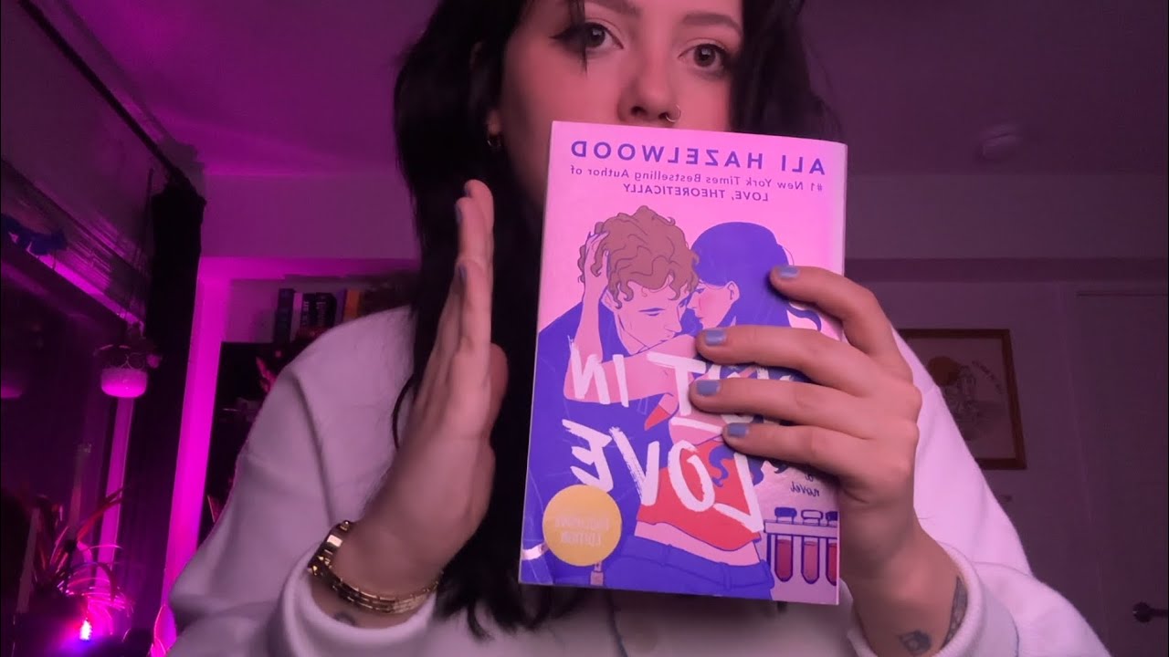 ASMR / ALMOST touching books + book gripping