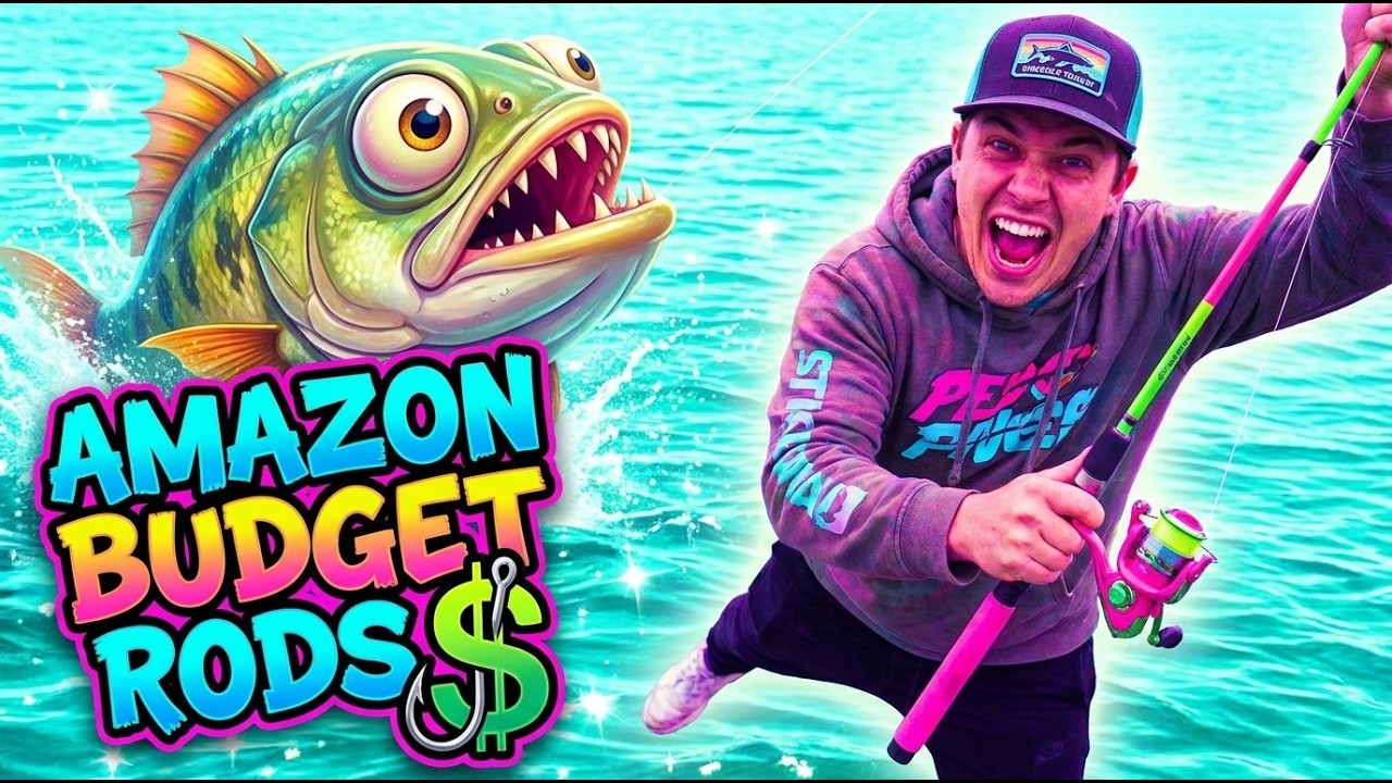 🤯 UNBELIEVABLE! BEST Budget Fishing Rods on Amazon! (CATCH FISH FOR CHEAP!)
