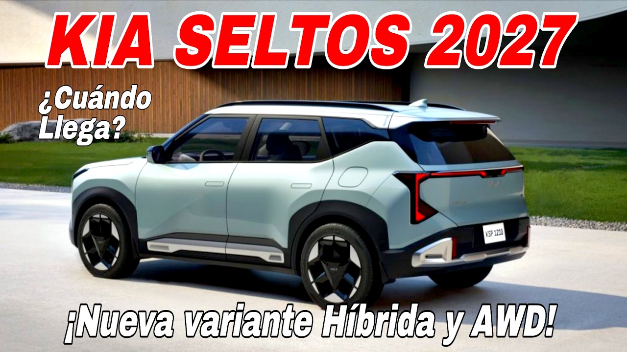 Así es la nueva Kia Seltos 2027 ahora Hibrida y con tracción AWD
