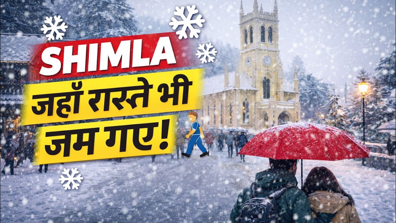 Shimla Came to a Complete Halt Due to Heavy Snow Storm ❄️ | Latest Update 